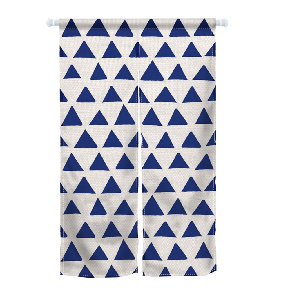 Noren Curtain Doorway - Cortina geométrica japonesa para porta, ondas