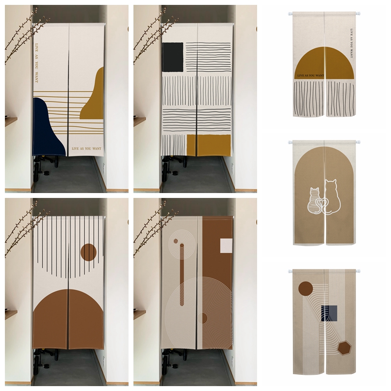 Noren Curtain Doorway - Cortinas de Porta Noren Modernas Minimalistas