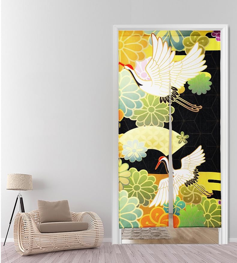 Noren Curtain Doorway - Cortina de porta estilo japonês Noren