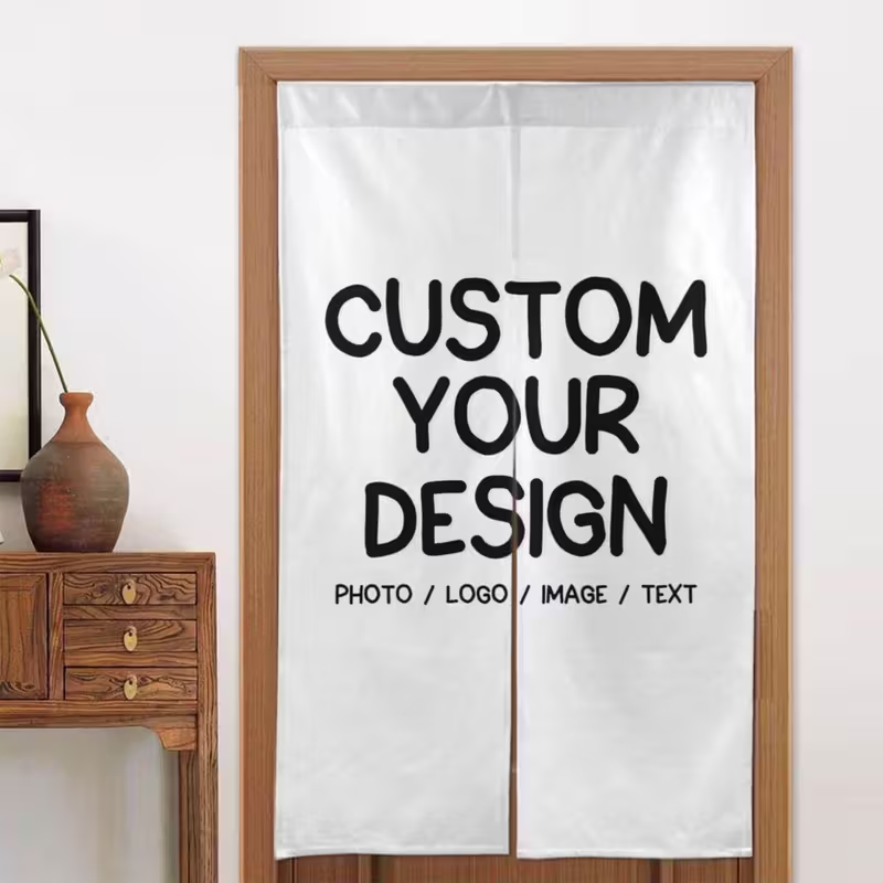 Noren Curtain Doorway - Cortina de porta nórdica personalizada, foto