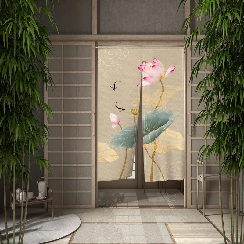 Noren Curtain Doorway - Japonês noren porta chinesa tradicional pintura