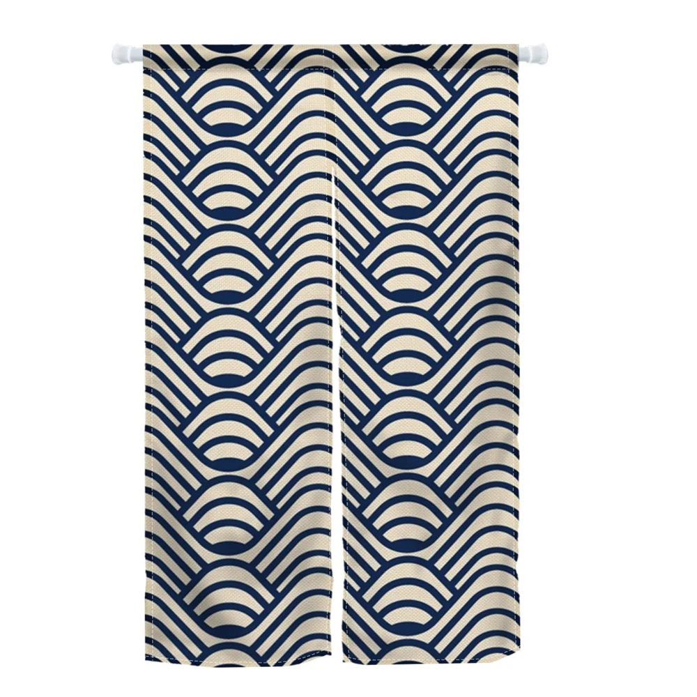 Cortina geométrica japonesa pa - Noren Curtain Doorway avaliação e preço