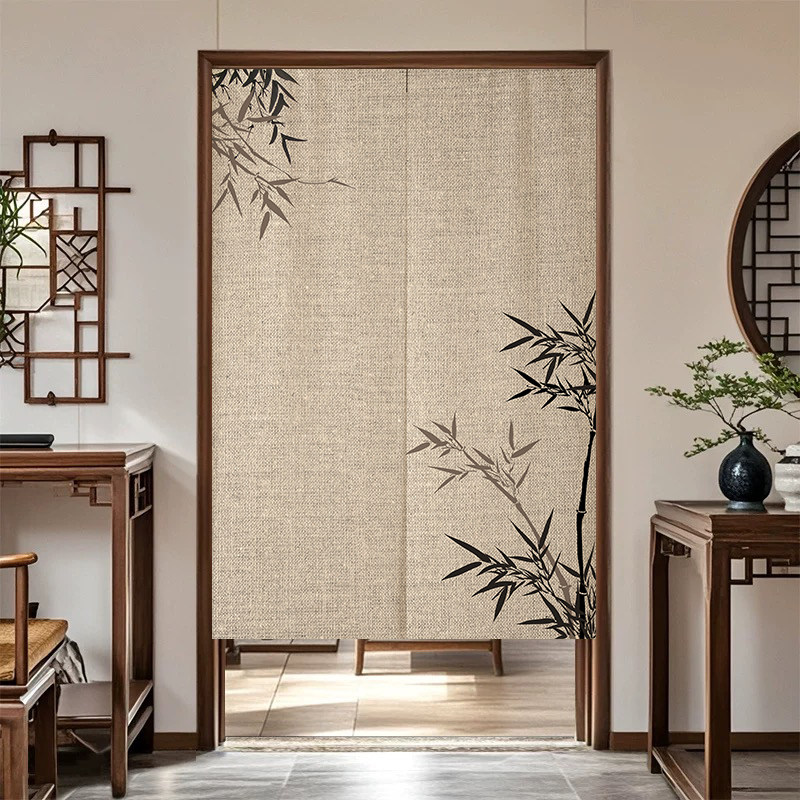 Cortina de Porta Noren de Bamb - Noren Curtain Doorway avaliação e preço