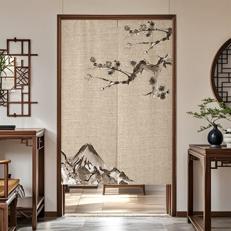 Cortina de Porta Noren de Bamb - Noren Curtain Doorway avaliação e preço