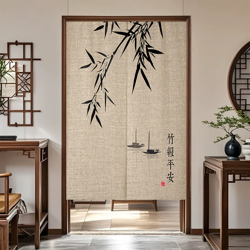 Cortina de Porta Noren de Bamb - Noren Curtain Doorway avaliação e preço