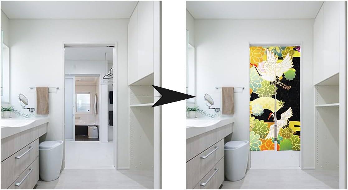 Cortina de porta estilo japonê - Noren Curtain Doorway avaliação e preço