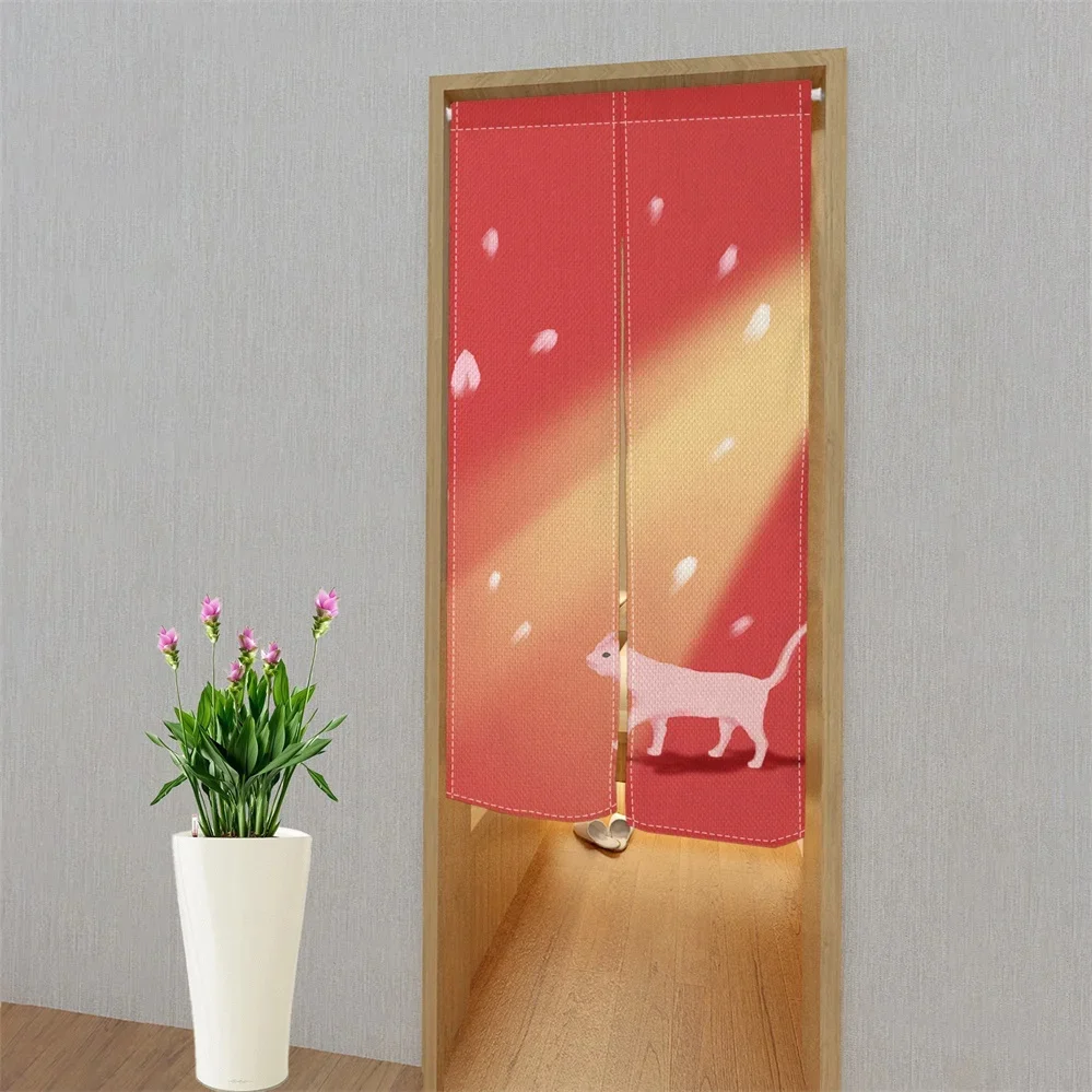 Cortina de porta de flor de ce - Noren Curtain Doorway avaliação e preço